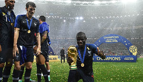N'Golo Kante krönte sich mit Frankreich zum Weltmeister.