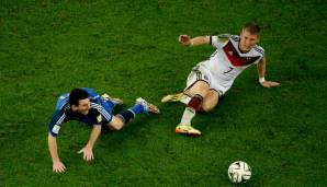 2014 - Deutschland - Argentinien (1:0 n.V.): Bastian Schweinsteiger.