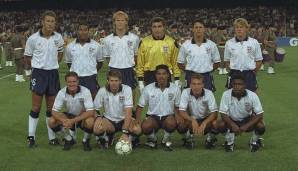 Einige englische Legenden führten die Mannschaft 1990 ins Halbfinale - darunter Paul Gascoigne, Gary Lineker oder Keeper Peter Shilton.