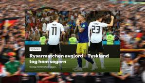 Matchball vergeben - die schwedische Metro erinnert nach der Enttäuschung an die eigentlich aussichtslose Ausgangslage gegen den Weltmeister und daran, wie stark die Schweden doch gespielt hätten.