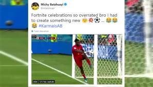 Die Feierlichkeiten zum Bergfest der WM kann jeder. Batshuayi wollte neue Akzente setzen. Sympathische Reaktion. Worauf? Auf viele, viele Memes und Sprüche auf Twitter.