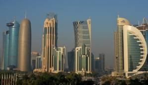 Das Diplomatenviertel in Doha.