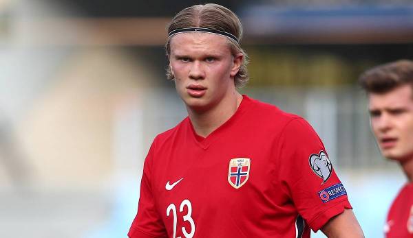 Erling Haaland vom BVB ist der Star der norwegischen Nationalmannschaft.