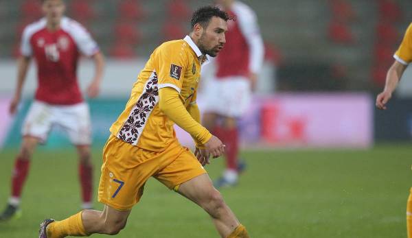Artur Ionita ist Kapitän der Nationalmannschaft Moldawiens.