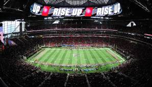 Atlanta, Mercedes-Benz Stadium - Kapazität: 71.000 (erweiterbar auf bis zu 83.000).