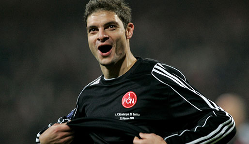 Angelos Charisteas wechselte 2007 von Feyernoord Rotterdam zum 1. FC Nürnberg