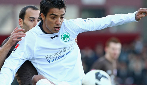 13-Tore-Stürmer Sami Allagui will Fürth an die Spitze schießen