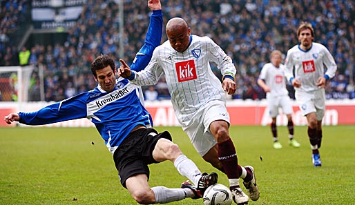Andre Mijatovic (l.) wechselte 2007 für 700.000 Euro von Greuther Fürth zu Arminia Bielefeld