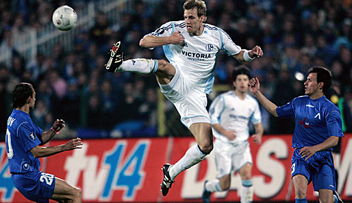 Sören Larsen (M.) stand von 2005 und 2008 73 Mal für Schalke auf dem Platz