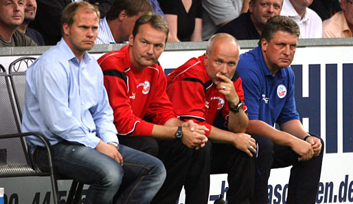 Thomas Finck (2. v. r.) ist bereits seit 2000 als Trainer beim FC Hansa Rostock aktiv