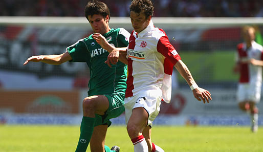 Tim Kruse (l.) wechselte 2007 von Fortuna Düsseldorf zu Rot-Weiß Oberhausen