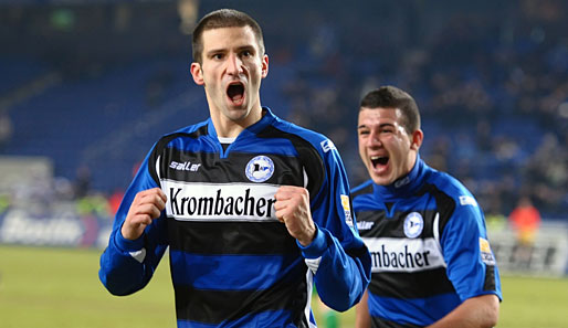 Andre Mijatovic (l.) spielte vor seiner Zeit in Bielefeld für Greuther Fürth