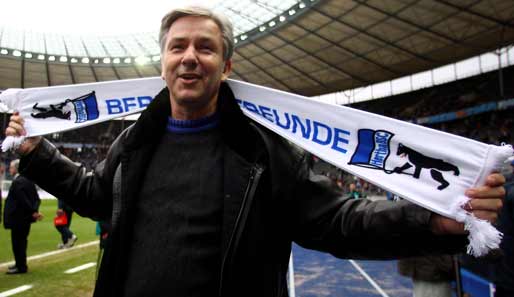 Berlin-Bürgermeister Klaus Wowereit ist ein bekennender Hertha-Fan