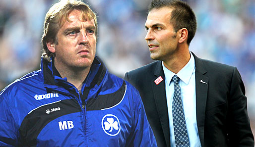 Große Erfahrung als Spieler, neu als Trainer: Mike Büskens (l.) und Markus Babbel