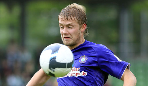 Jan Hochscheidt erzielte in dieser Saison in sechs Ligaspielen zwei Tore für Aue
