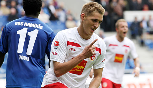 Im Jahr 2009 bestritt Nils Petersen zwei Partien für die deutsche U-21-Nationalmannschaft