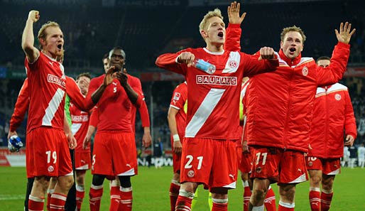 Fortuna Düsseldorf führt derzeit die Tabelle der 2. Liga an
