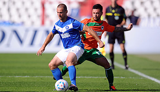 Florian Lechner (l.) wechselt vom Karlsruher SC in die nordamerikanische Major League Soccer