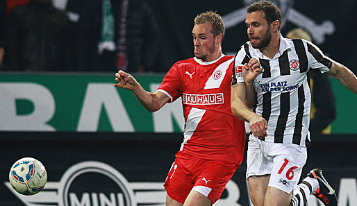 Fortuna Düsseldorf und der FC St. Pauli kämpfen um den Relegationsplatz