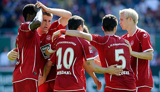 Kaiserslautern ist in dieser Saison noch ungeschlagen - Die Bilanz: 3 Siege, 3 Unentschieden