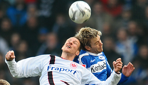 Michael Fink (l.) war von 2006 bis 2009 für Eintracht Frankfurt aktiv
