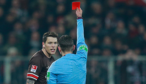 Sah am Sonntag gegen Jahn Regensburg in der 87. Minute die Rote Karte: Daniel Ginczek