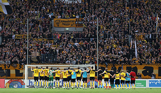 Um noch die Klasse zu halten hofft Dynamo Dresden auf die Unterstützung der Fans