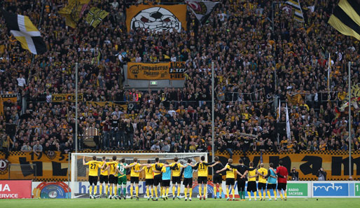 Dynamo Dresden kämpft noch um den Klassenverbleib in Liga zwei