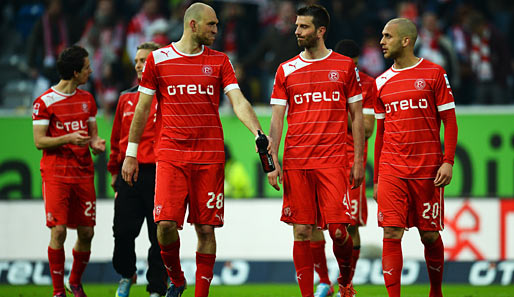 Fortuna Düsseldorf stieg als Vorletzter der Bundesliga-Saison 2012/2013 wieder ab