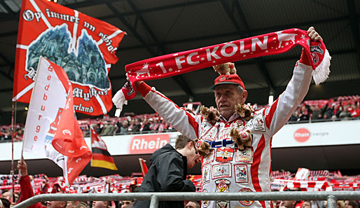 Die Fans des 1. FC Köln freuen sich auf das erste Rhein-Derby seit 14 Jahren gegen Fortuna Düsseldorf