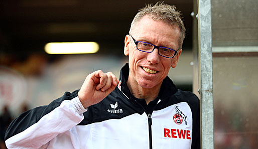 Peter Stöger hat mit Köln hohe Ziele, muss aber nicht zwingend aufsteigen in dieser Saison