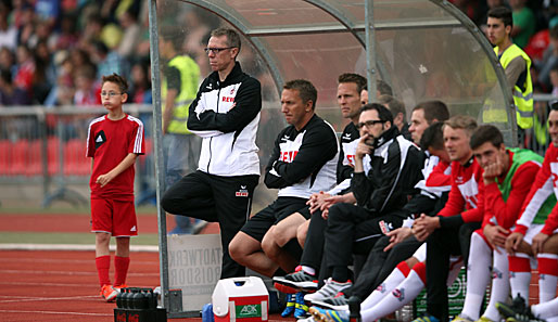 Peter Stöger und der 1. FC Köln wollen gegen Sandhausen endlich den ersten Dreier einfahren
