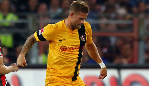Tobias Kempe kam im Januar 2013 von Paderborn zu Dynamo