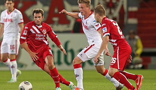 Yannick Gerhardt (M.) gilt als großes Versprechen für die Zukunft des 1. FC Köln
