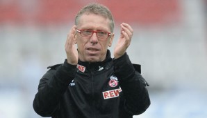 Peter Stöger hat derzeit allen Grund zur Freude beim FC Köln
