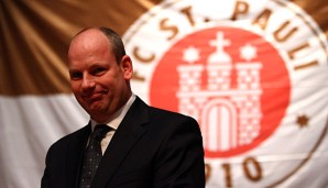 Präsident Stefan Orth ist mit der Entwicklung des FC St. Pauli zufrieden