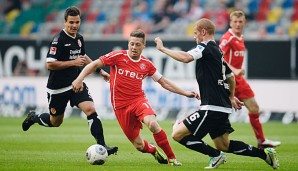 Das Hinspiel gegen Cottbus im Juli konnte die Fortuna zuhause mit 1:0 für sich entscheiden
