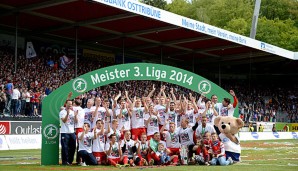 Im Frühjahr feierte Heidenheim die Meisterschaft in der 3. Liga