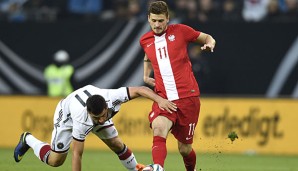 Mateusz Klich hat bereits zehn Spiele in der polnischen Nationalmannschaft absolviert