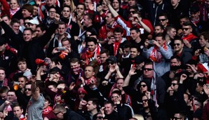 Die Fans des 1. FC Kaiserslautern schlugen vor dem Spiel gegen den KSC nicht über die Stränge