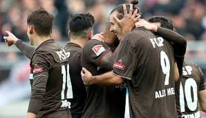 Ein Hoffnungsschimmer: Der FC St. Pauli ´beendete mit einem Torspektakel seine Sieglos-Serie und darf doch noch auf den Aufstieg hpffen.