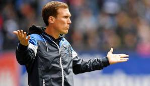 Wirkte zuletzt ratlos: HSV-Trainer Hannes Wolf.