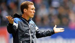 Steht trotz Lippenbekenntnisse von Vereinsseite wohl vor dem Aus: HSV-Trainer Hannes Wolf.