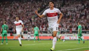 Mario Gomez und der VfB Stuttgart möchten gegen Erzgebirge Aue ihren guten Saisonstart fortführen.
