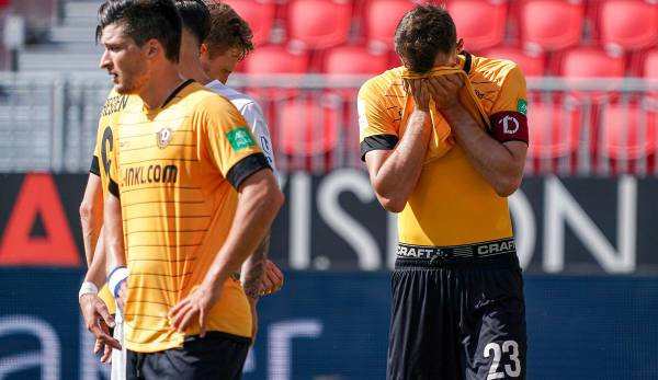 Dynamo Dresden ist so gut wie sicher aus der 2. Liga abgestiegen und spielt in der nächsten Saison in Liga 3.
