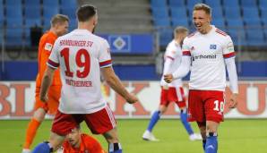 Mit dem 3:0-Erfolg im Nachholspiel gegen Erzgebirge Aue unter der Woche holte sich der HSV den vierten Sieg im vierten Spiel.