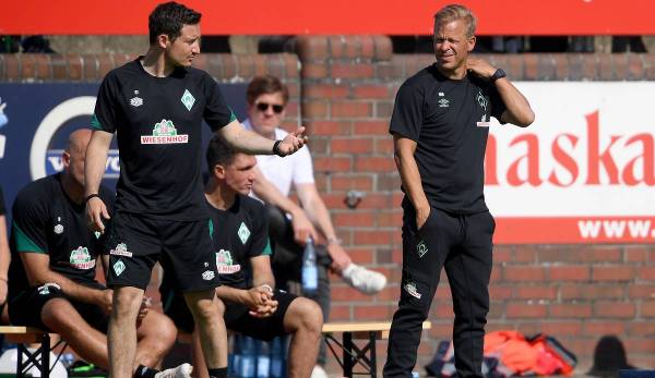 Markus Anfang (r.) ist der neue Trainer von Werder Bremen.