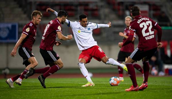 In der 2. Runde des DFB-Pokals unter der Woche zitterte sich der HSV im Elfermeterschießen gegen den 1. FC Nürnberg zum Sieg.