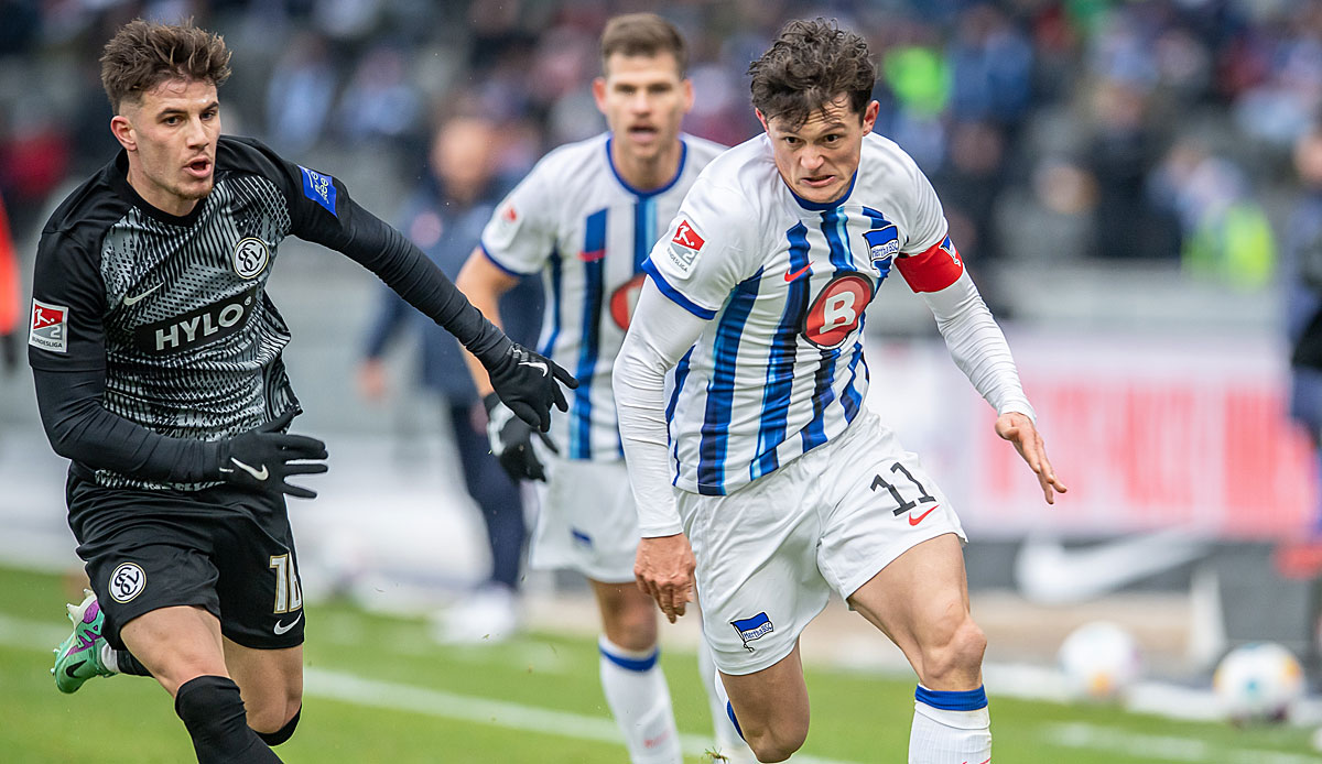 Hertha BSC explodiert gegen Elversberg – Hansa verspielt 2:0-Führung beim KSC