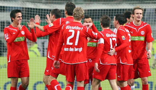 Fortunas Martin Harnik (l.) erzielte gegen den MSV Duisburg seinen 10. Saisontreffer